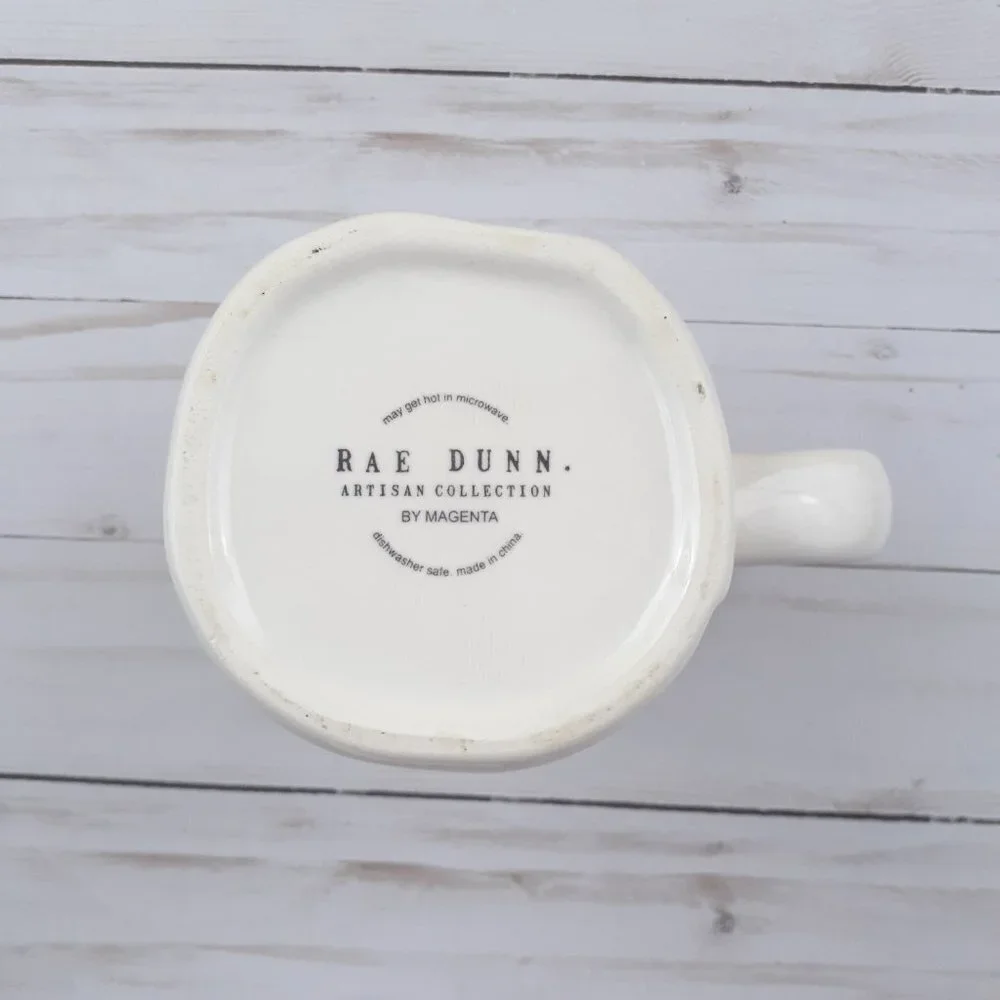 Rae Dunn Coffee Mug Cup Happy Artisan Collection